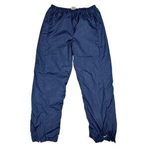 Y2K Nike Womens Size S Windbreaker pants Lined Ankle Zip